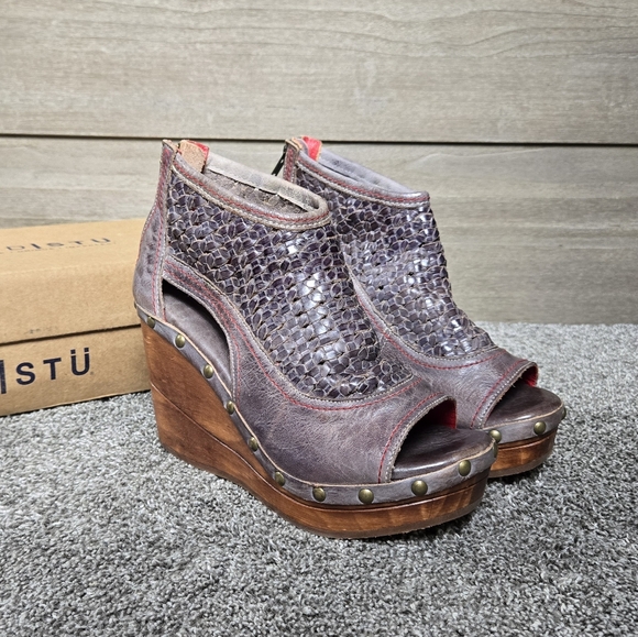 Bed Stu Odette Platform Wedge Sandal NEW size 8 - Picture 1 of 10